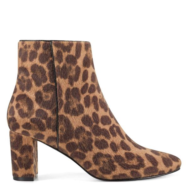 Nine West Trin Leopard Ankle Boots | South Africa 47L51-1P07
